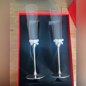 Kate Spade Grace Avenue Champagne Flutes, set of 2